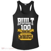 Built 100th Birthday All Original Part Ladies PosiCharge Competitor Racerback Tank thumb 0