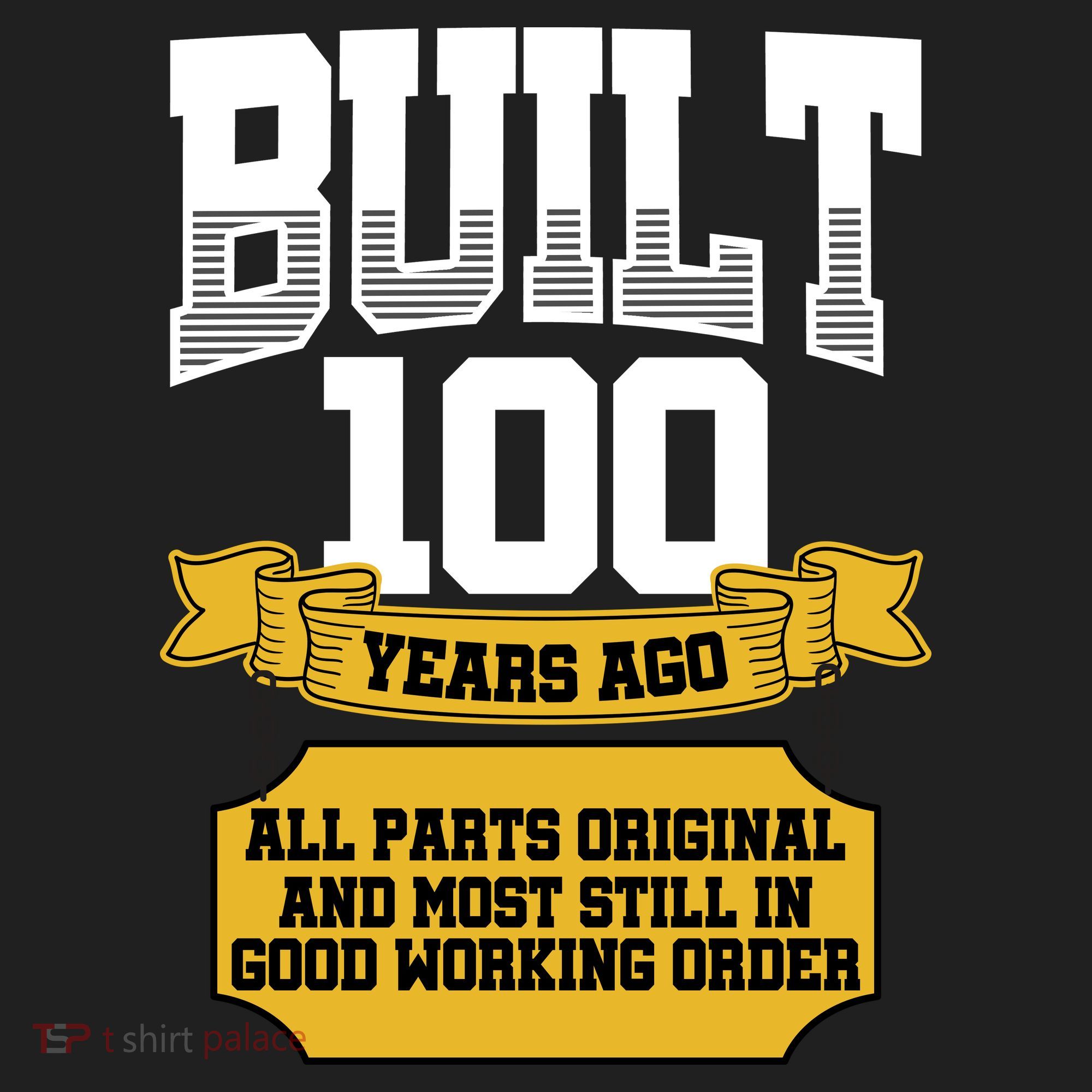 Built 100th Birthday All Original Part Tumbler