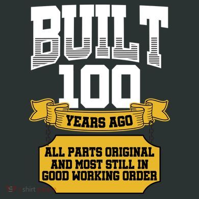Built 100th Birthday All Original Part Tank Top