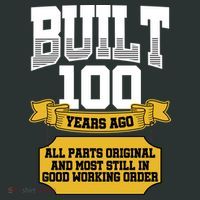 Built 100th Birthday All Original Part Women's Long Sleeve Shirt thumb 2