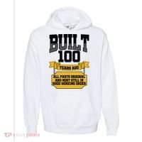 Built 100th Birthday All Original Part Comfort Colors Garment-Dyed Hooded Sweatshirt thumb 0
