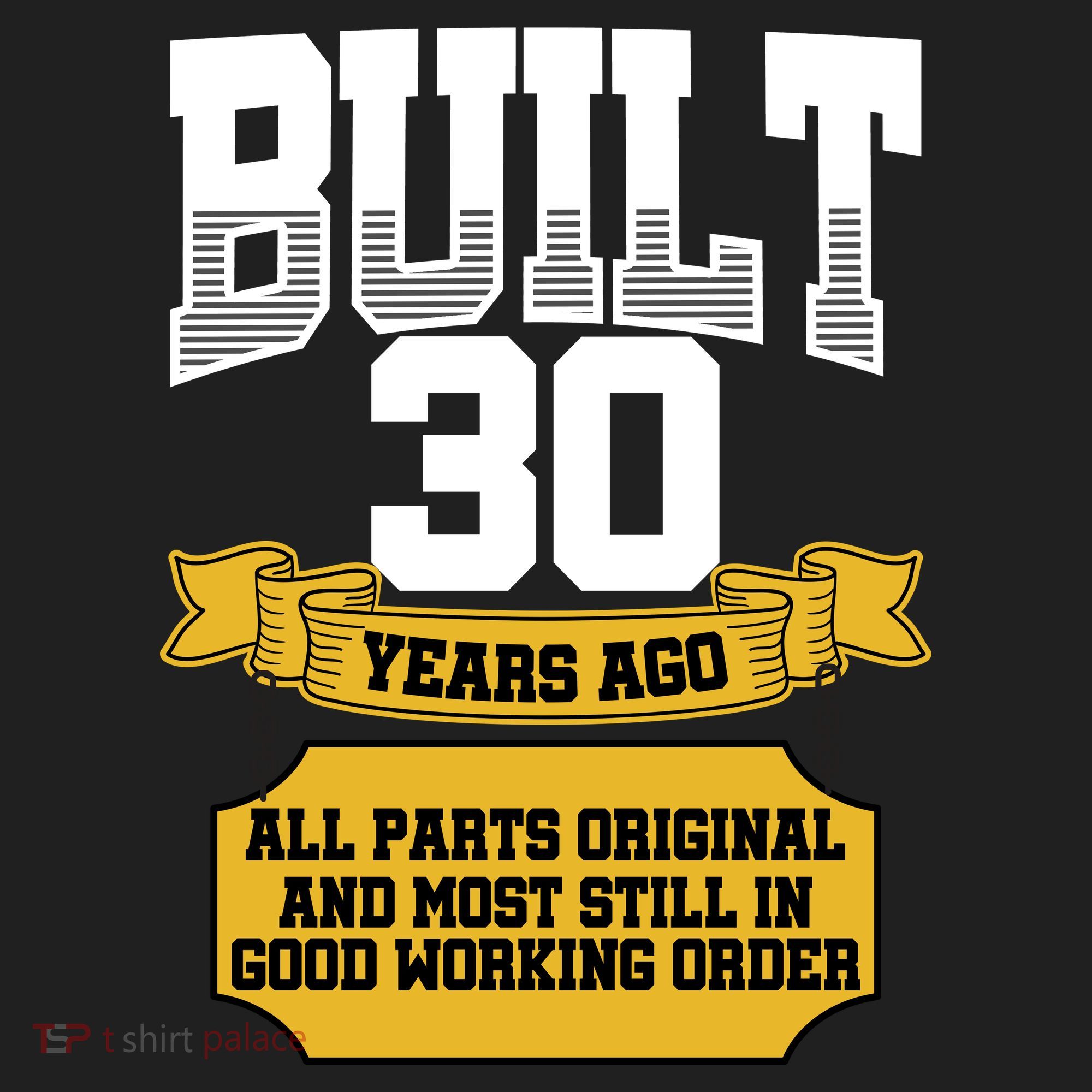 Built 30th Birthday All Original Part Women's Sweatshirt