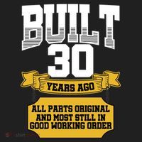 Built 30th Birthday All Original Part Golf Towel thumb 3
