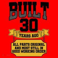 Built 30th Birthday All Original Part Santa Hat thumb 1