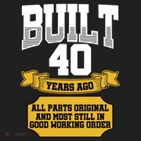 Built 40th Birthday All Original Part Hat thumb 2