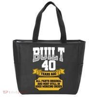 Built 40th Birthday All Original Part Tote Bag thumb 0