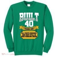 Built 40th Birthday All Original Part Sweatshirt thumb 0