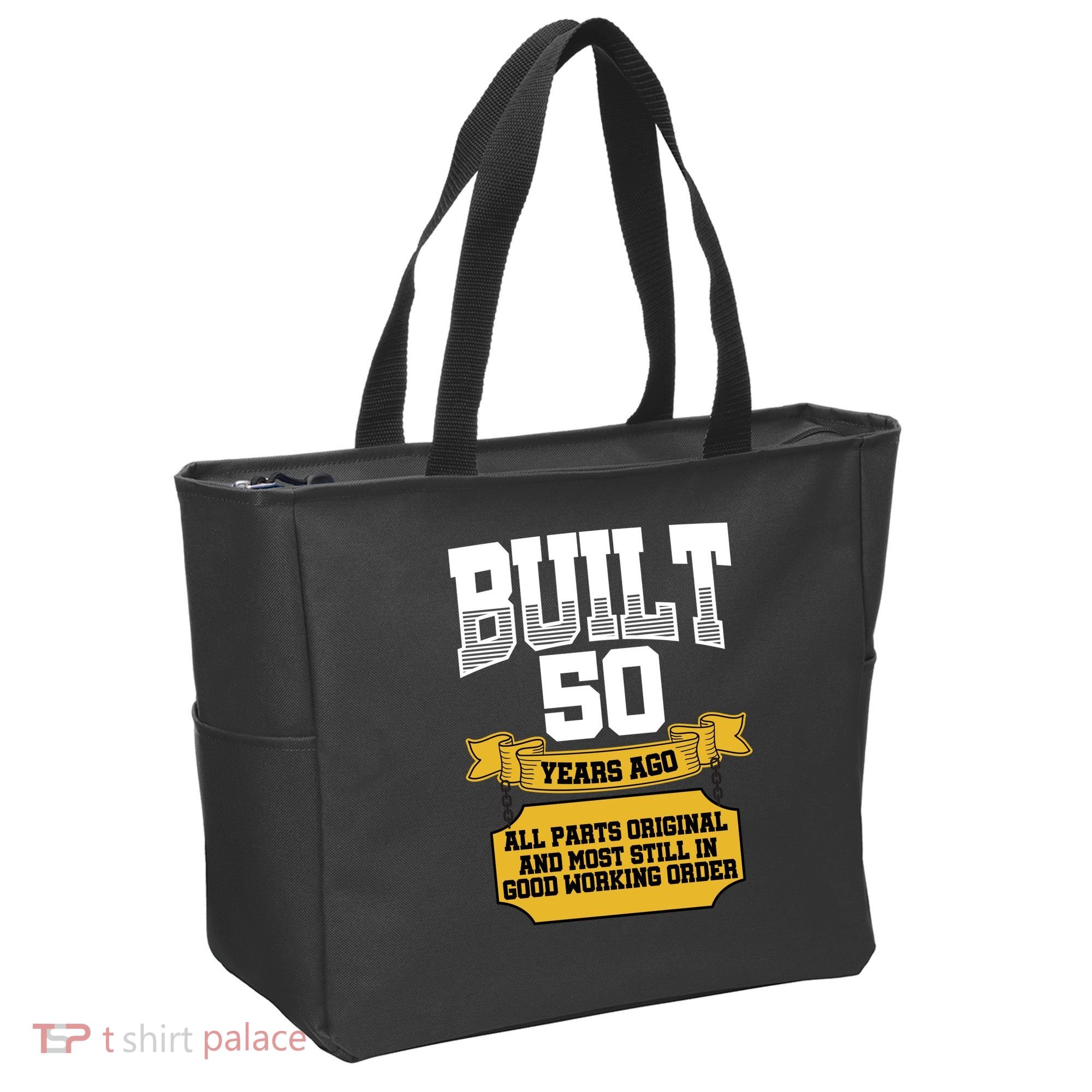 Built 50th Birthday All Original Part Tote Bag