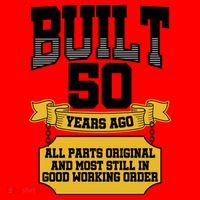 Built 50th Birthday All Original Part Santa Hat thumb 1