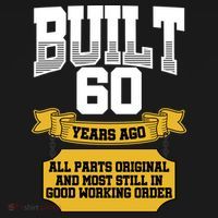 Built 60th Birthday All Original Part Doggie Tank thumb 4