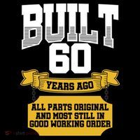 Built 60th Birthday All Original Part Backpack thumb 2