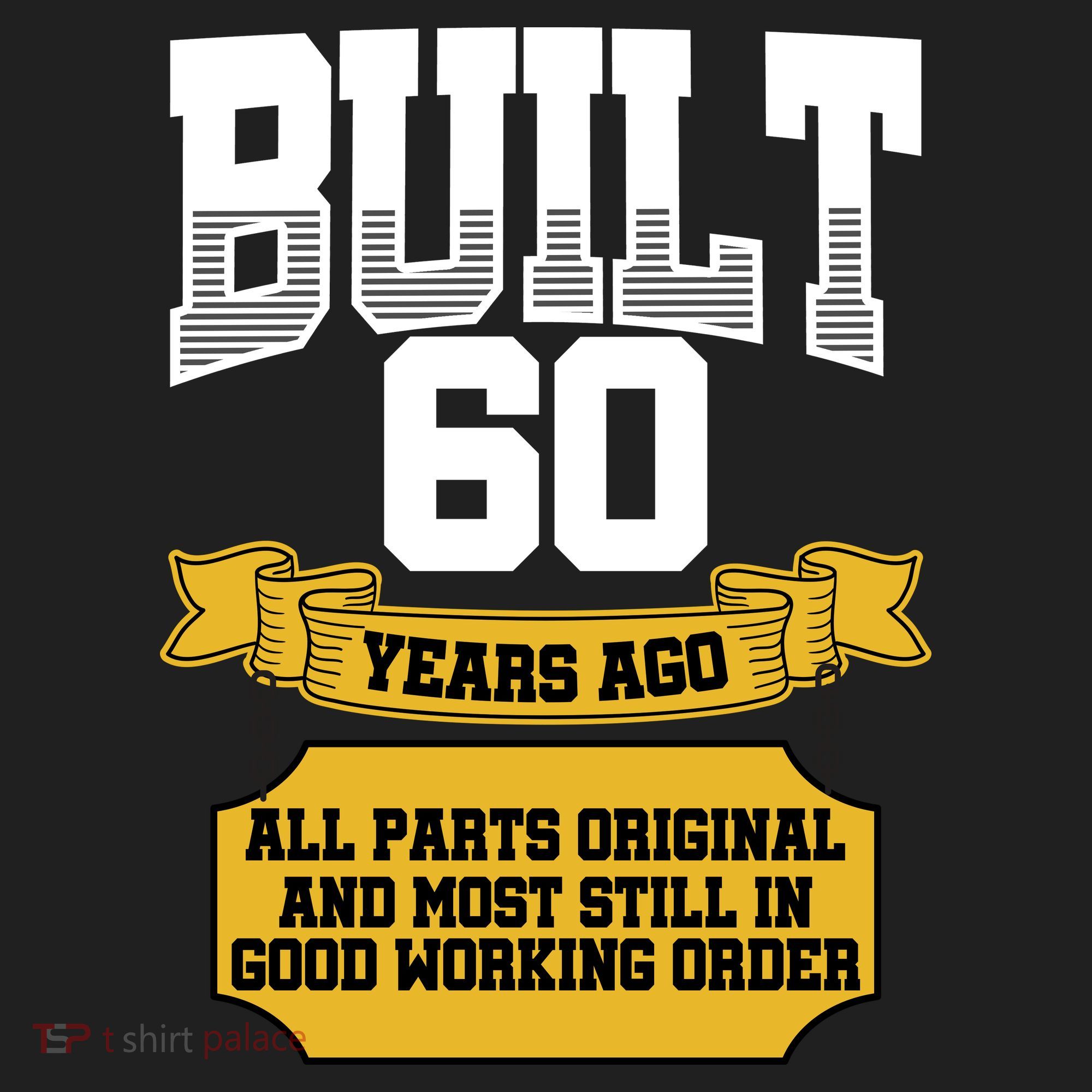 Built 60th Birthday All Original Part Hat