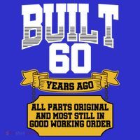 Built 60th Birthday All Original Part Women's Tank Top thumb 5