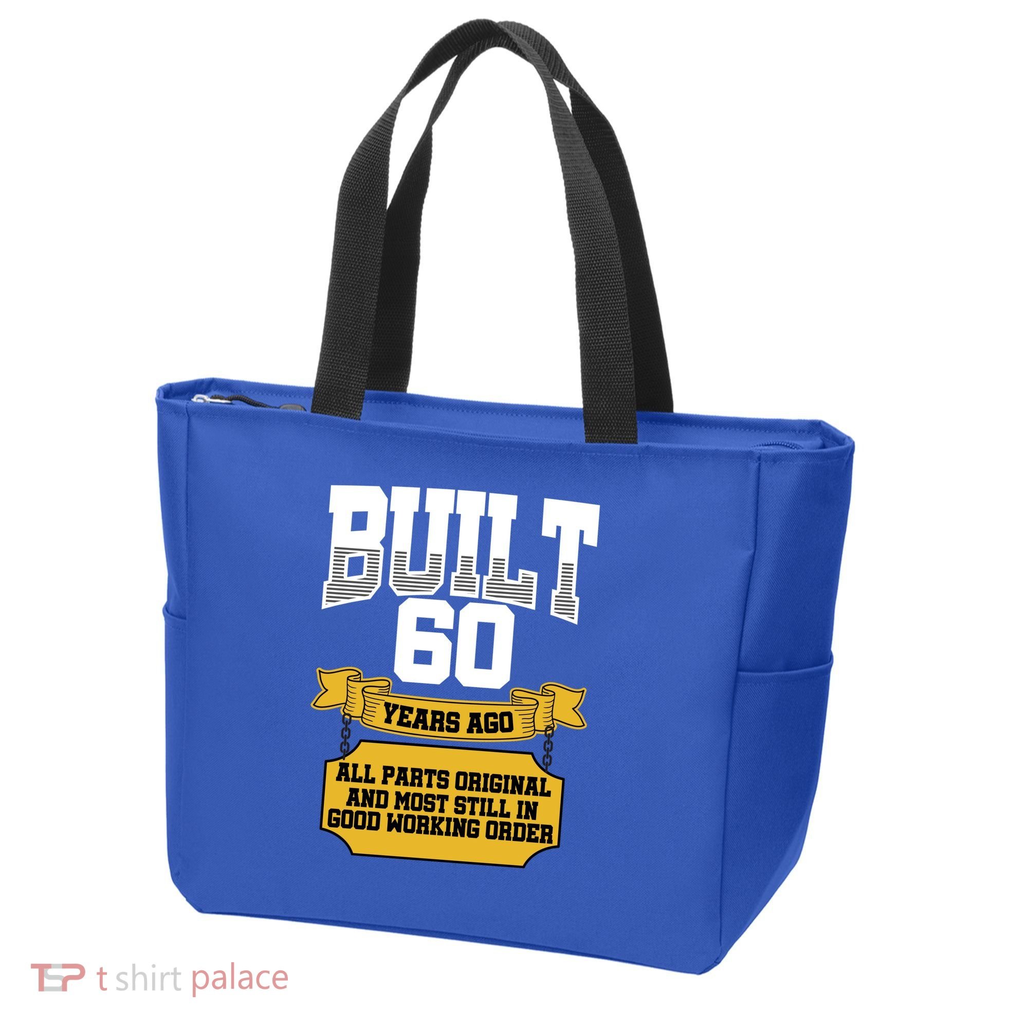 Built 60th Birthday All Original Part Tote Bag