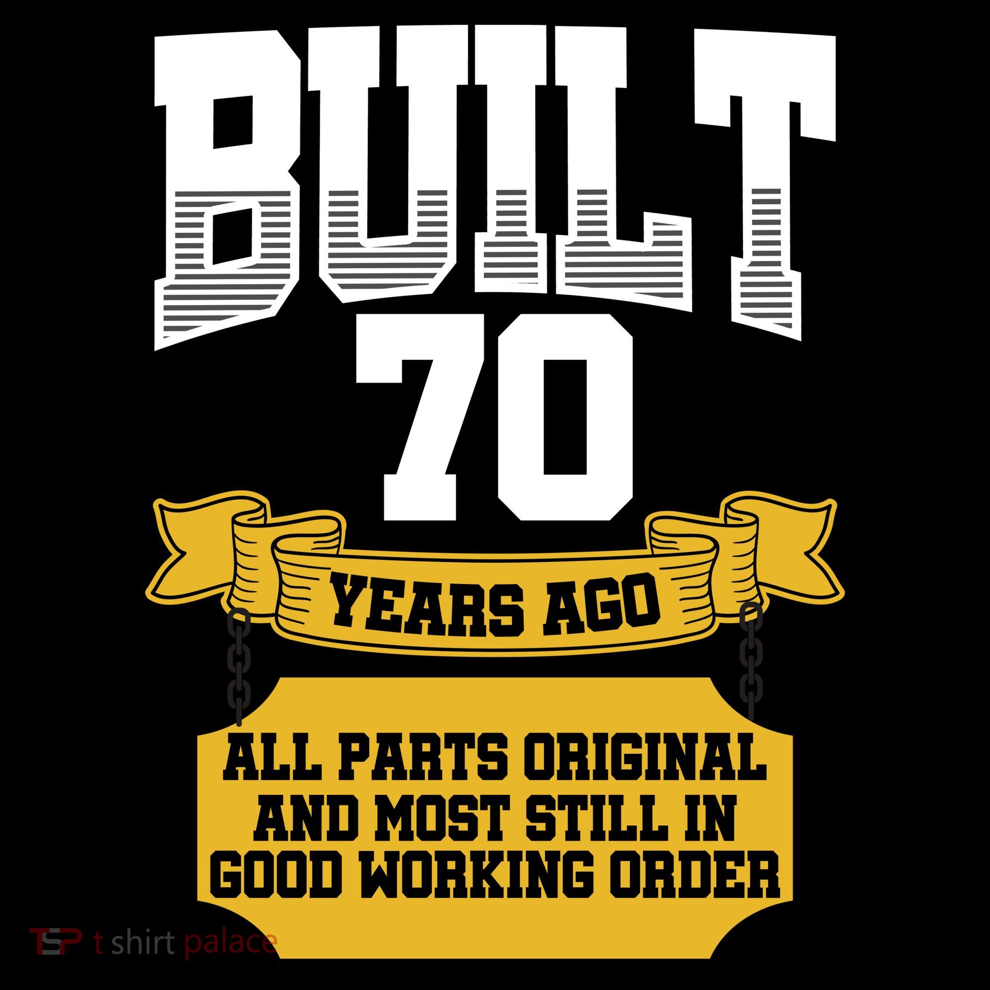 Built 70th Birthday All Original Part Backpack