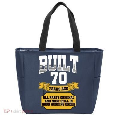 Built 70th Birthday All Original Part Tote Bag