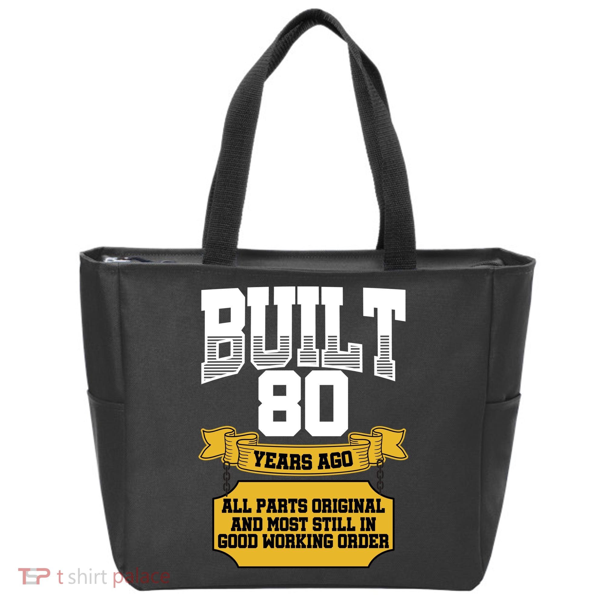 Built 80th Birthday All Original Part Tote Bag