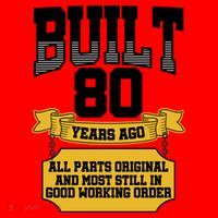 Built 80th Birthday All Original Part Santa Hat thumb 1