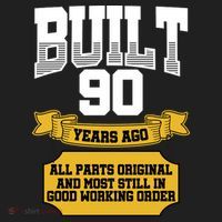 Built 90th Birthday All Original Part Women's Sweatshirt thumb 2