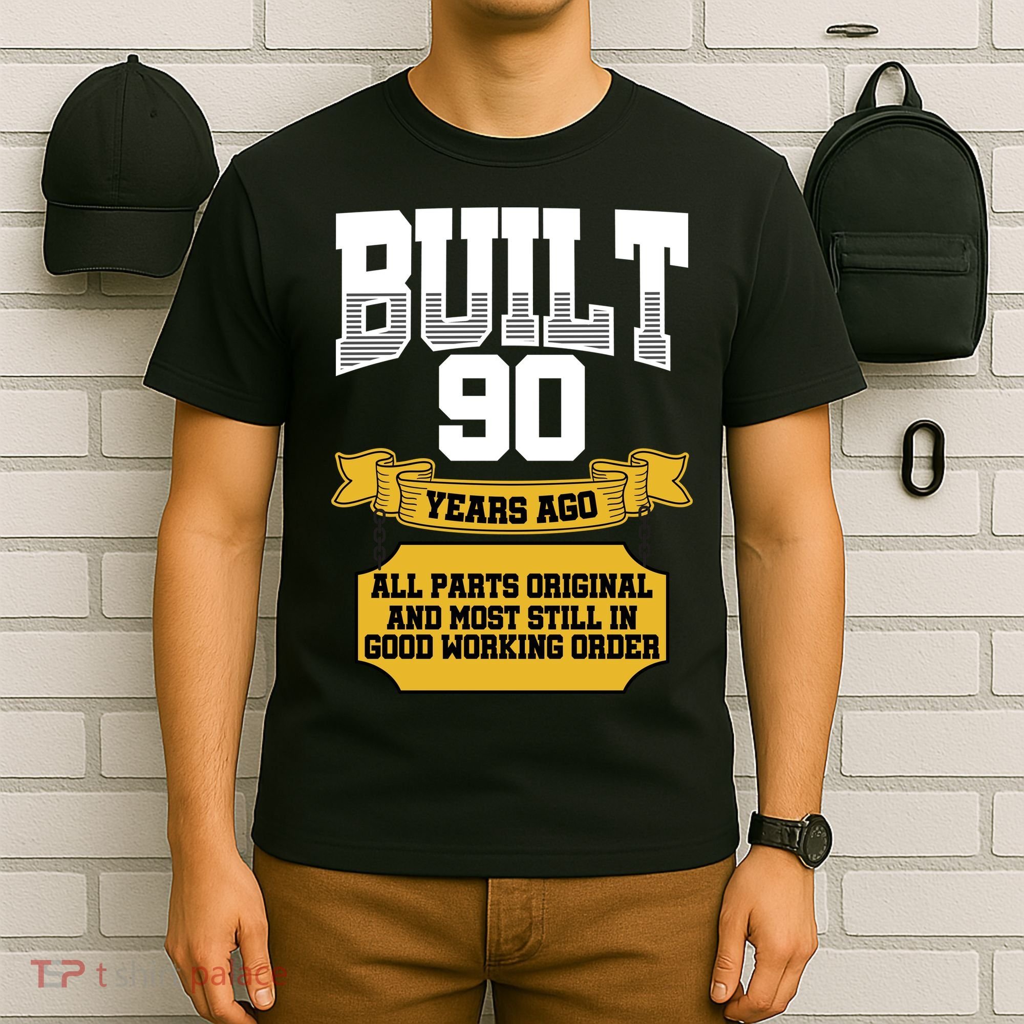 Built 90th Birthday All Original Part T-Shirt