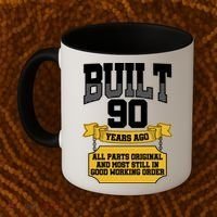 Built 90th Birthday All Original Part Coffee Mug thumb 2