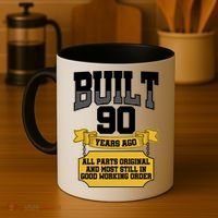 Built 90th Birthday All Original Part Coffee Mug thumb 4