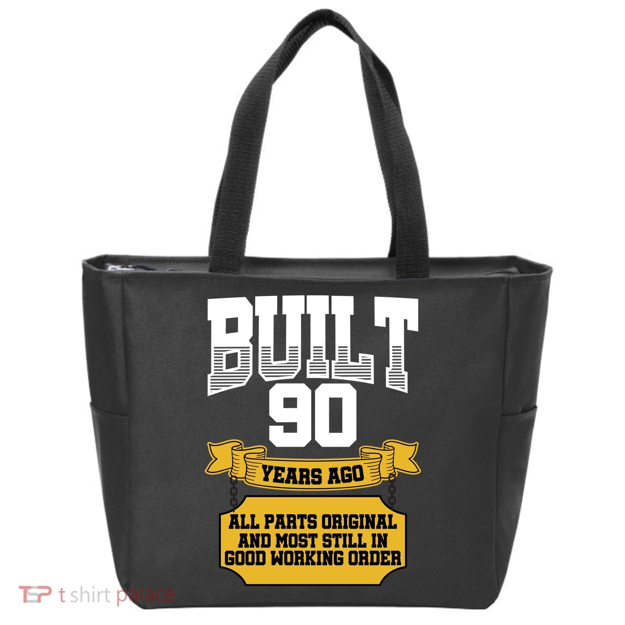 Built 90th Birthday All Original Part Tote Bag