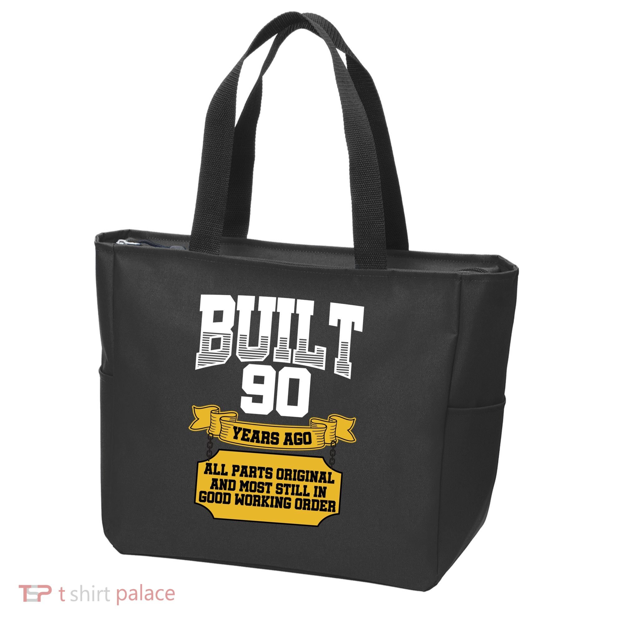 Built 90th Birthday All Original Part Tote Bag