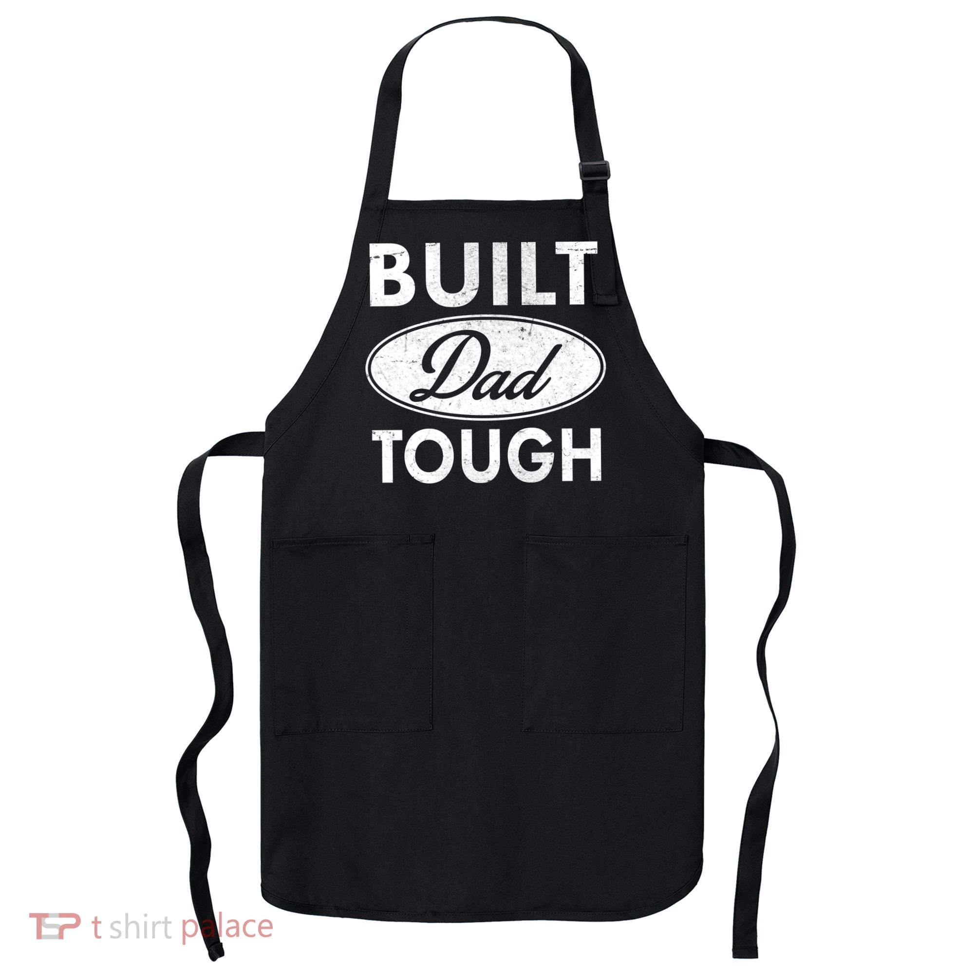 Built Dad Tough Car Logo Apron