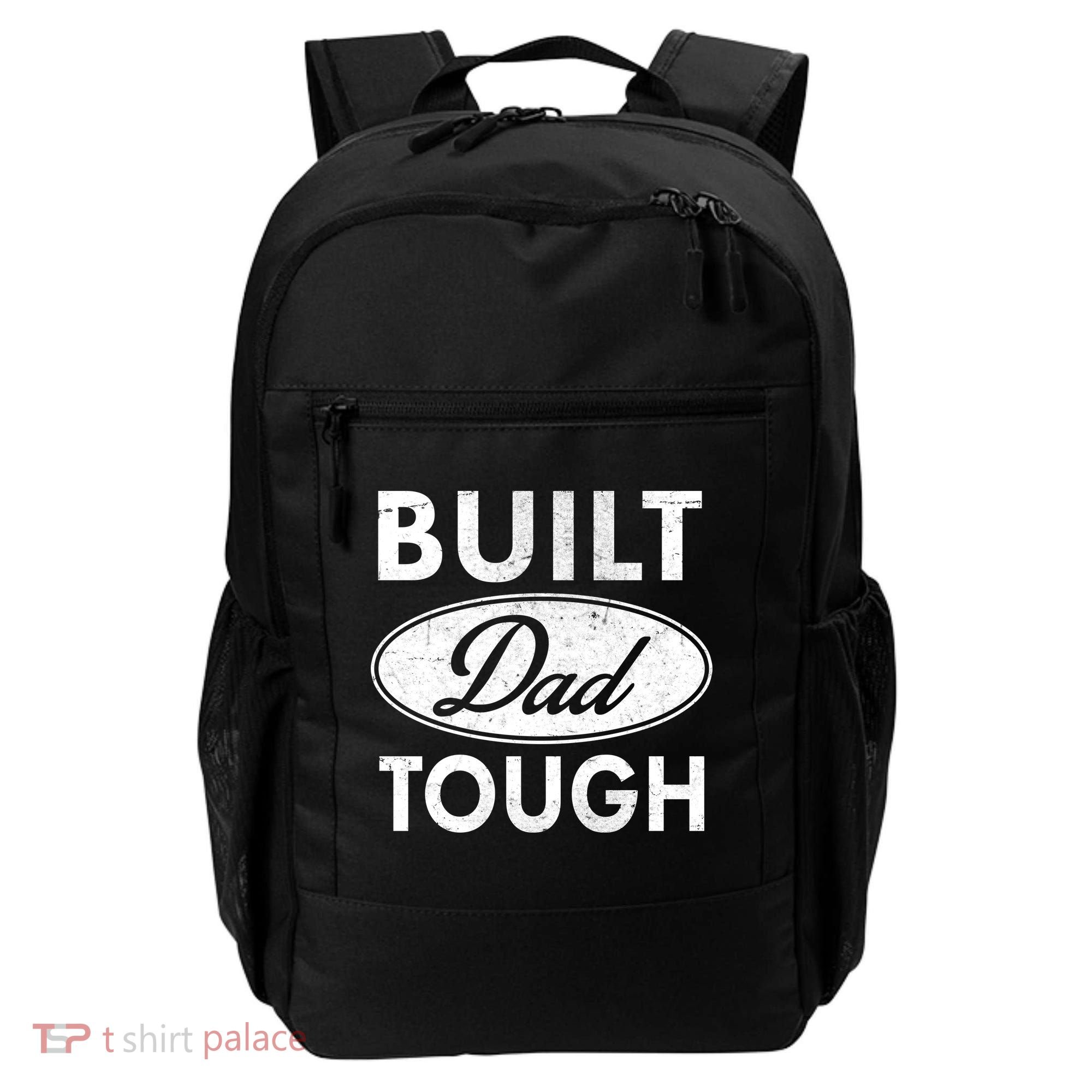 Built Dad Tough Car Logo Backpack
