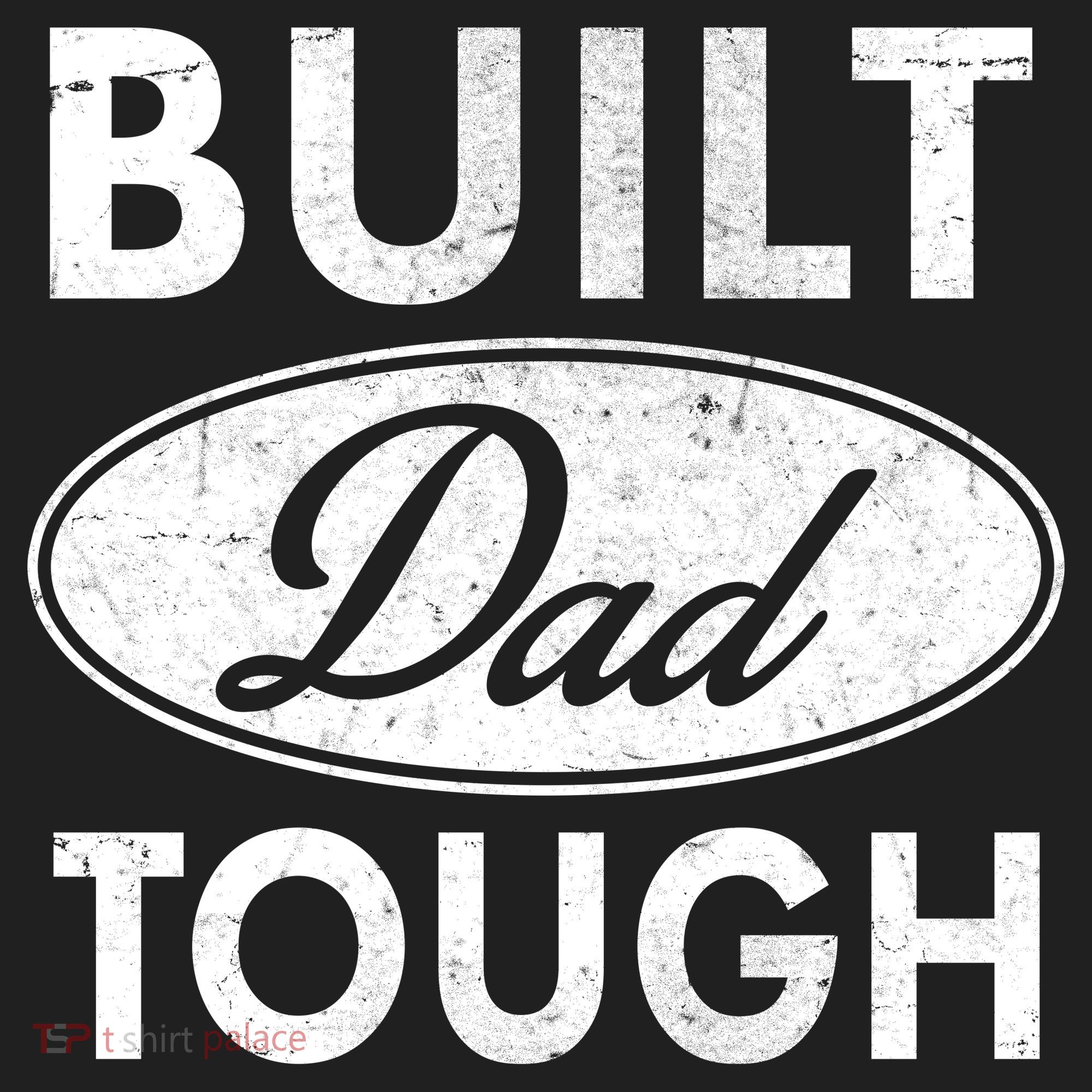 Built Dad Tough Car Logo Tumbler