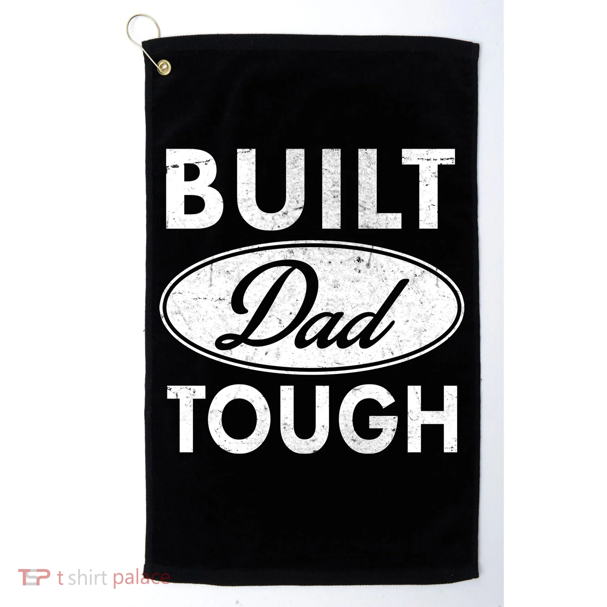 Built Dad Tough Car Logo Golf Towel
