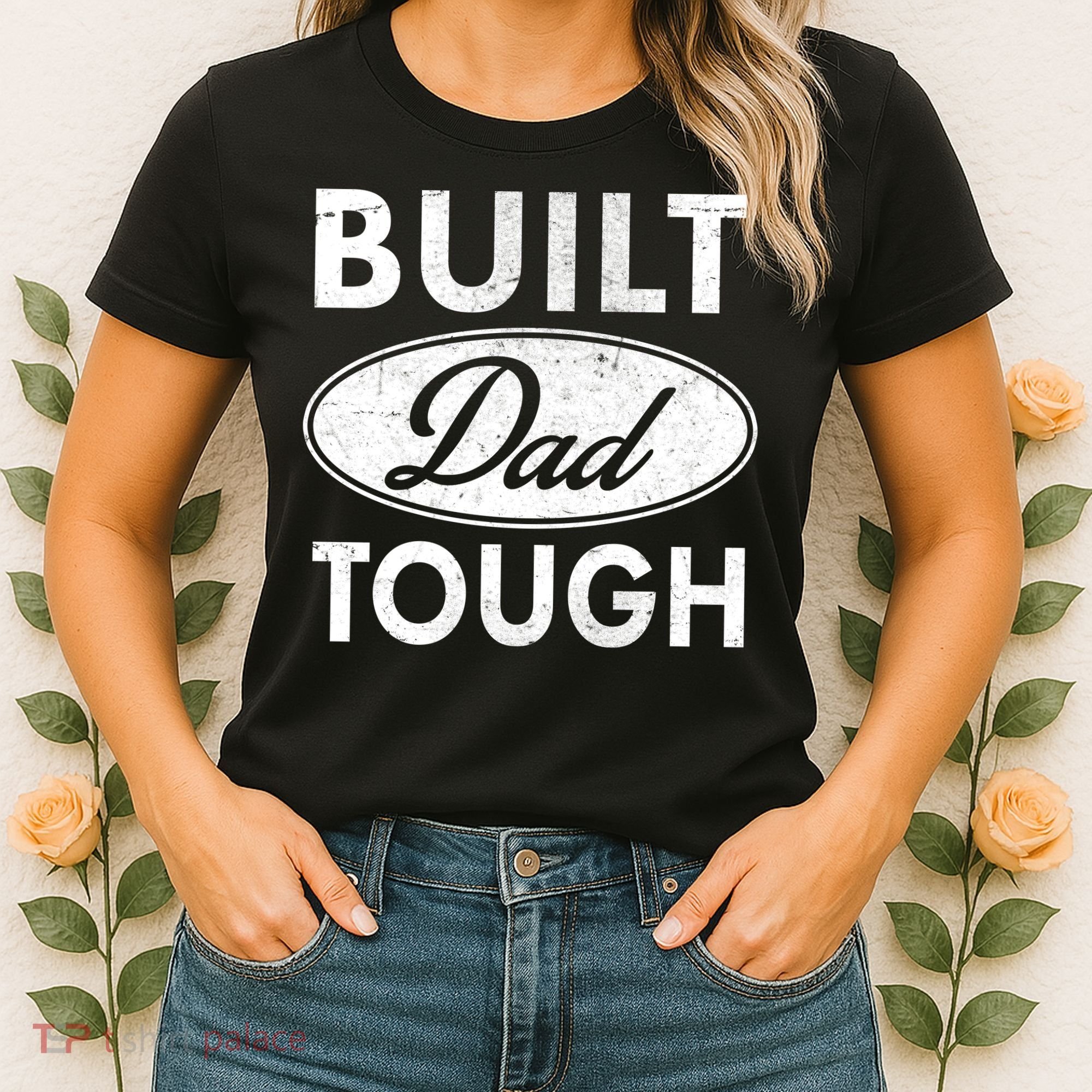 Built Dad Tough Car Logo Women's T-Shirt