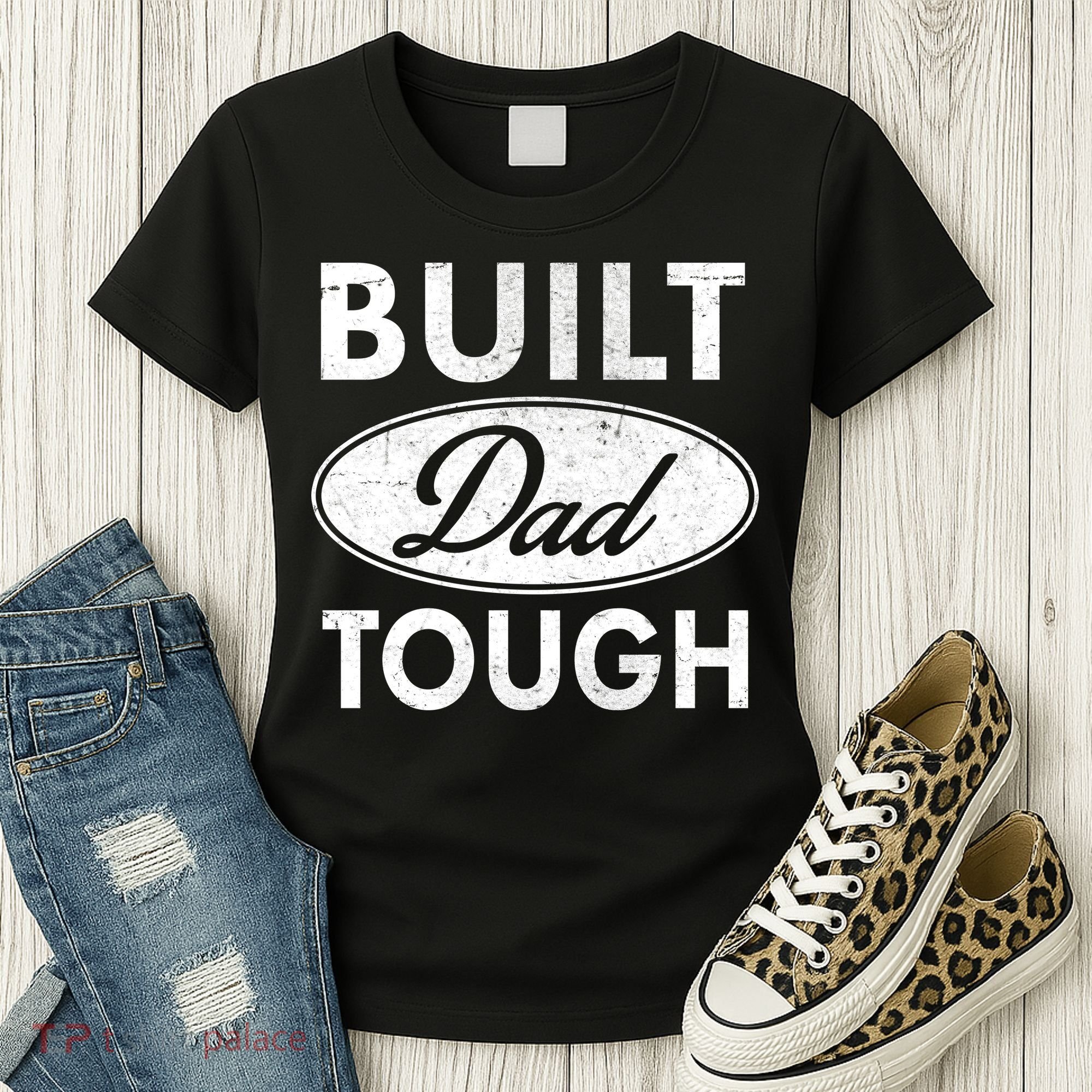 Built Dad Tough Car Logo Women's T-Shirt