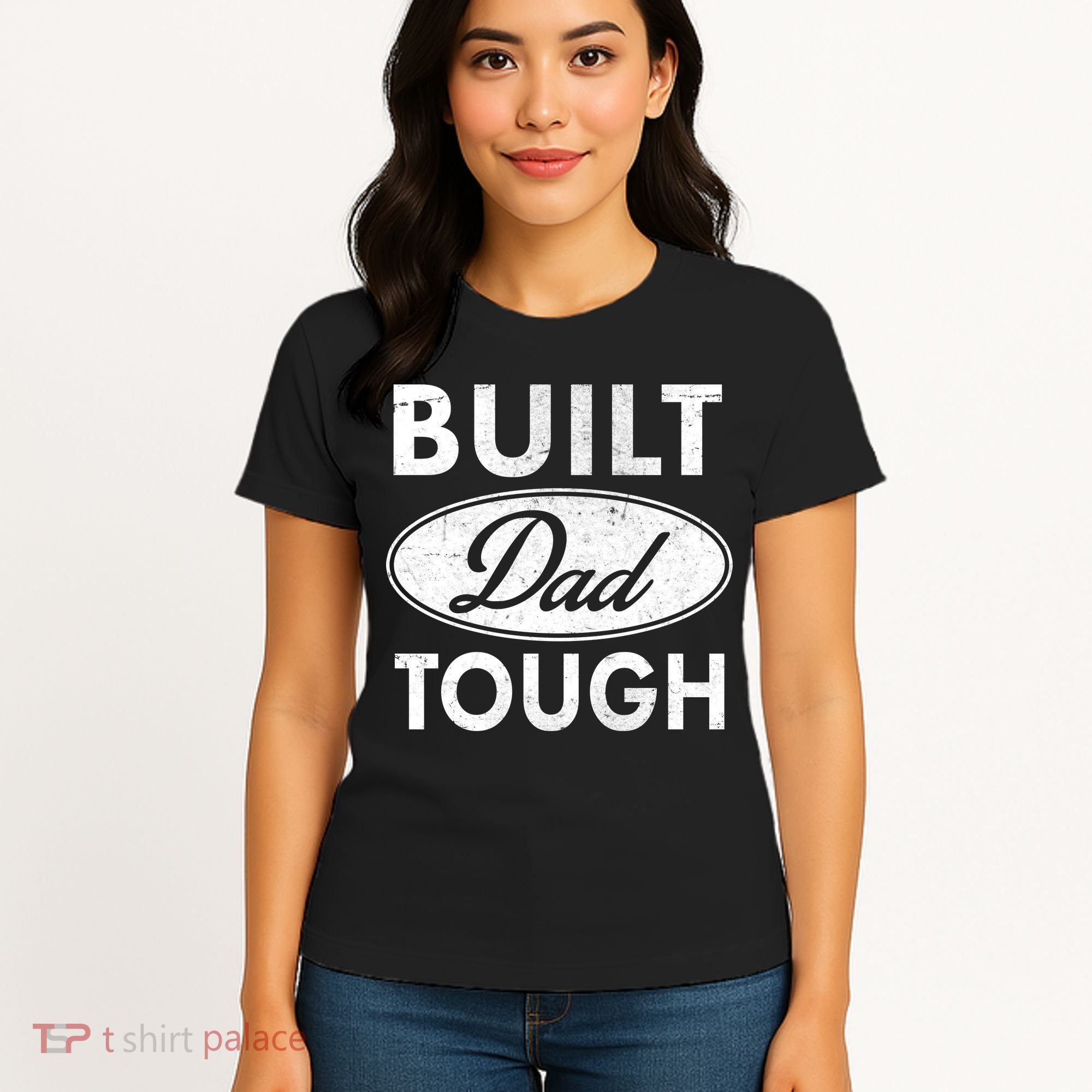 Built Dad Tough Car Logo Women's T-Shirt