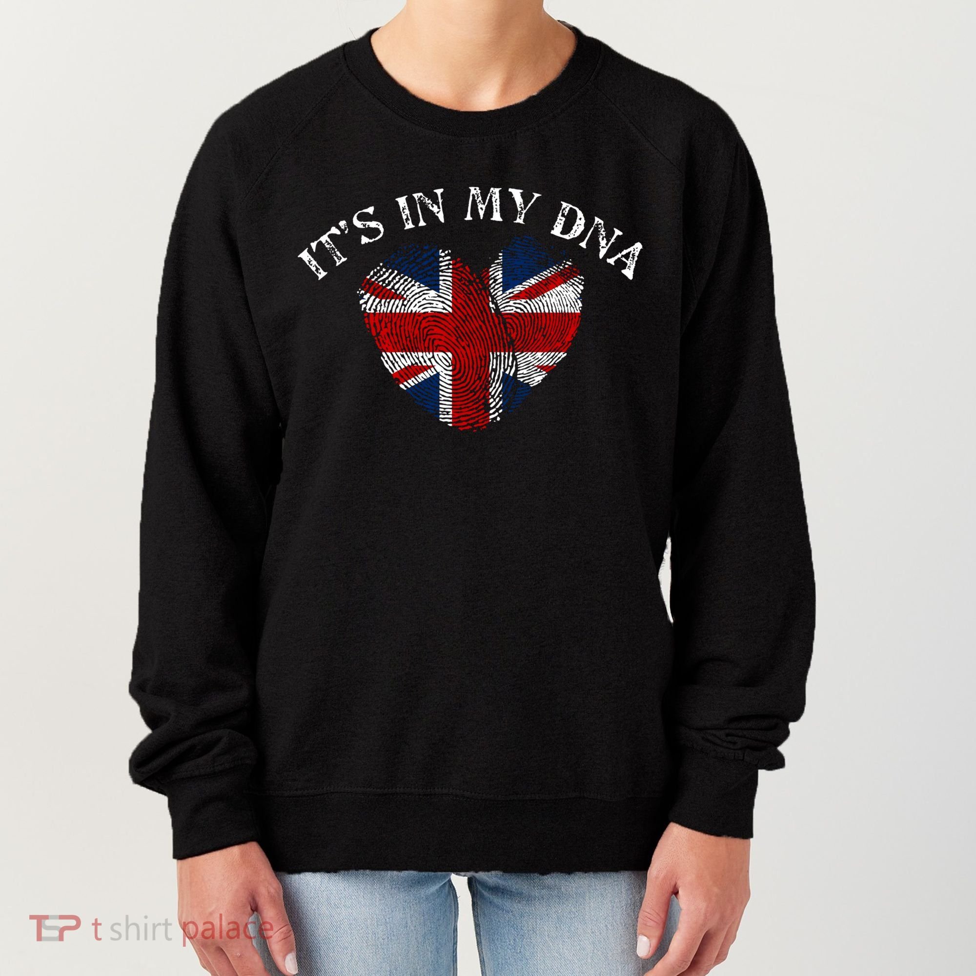 British Union Jack Dna Uk Flag Gift Cool Gift Women's Sweatshirt