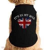 British Union Jack Dna Uk Flag Gift Cool Gift Doggie Tank thumb 0