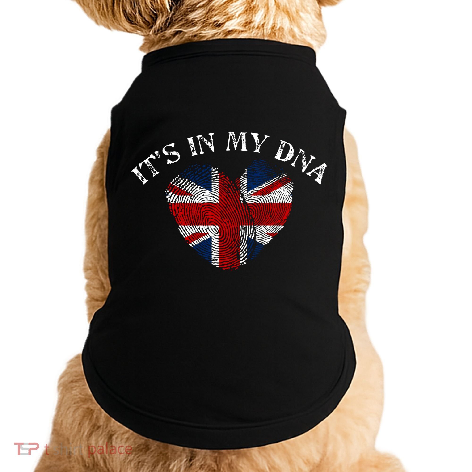 British Union Jack Dna Uk Flag Gift Cool Gift Doggie Tank