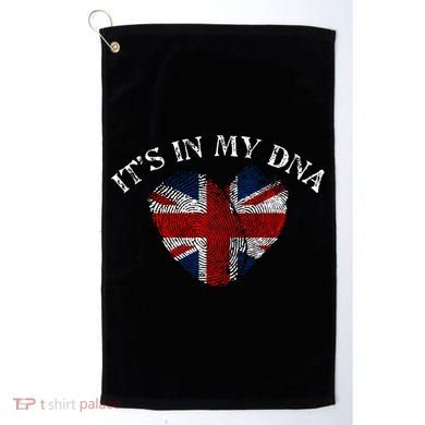 British Union Jack Dna Uk Flag Gift Cool Gift Golf Towel