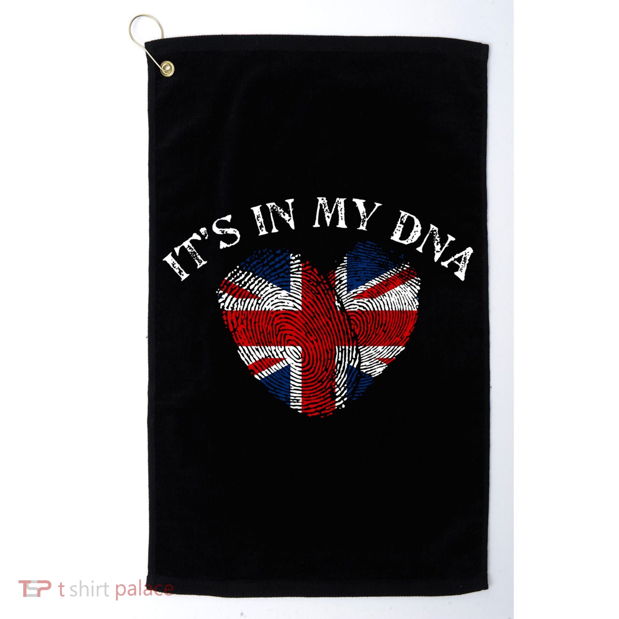 British Union Jack Dna Uk Flag Gift Cool Gift Golf Towel