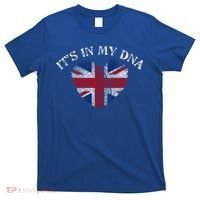 British Union Jack Dna Uk Flag Gift Cool Gift T-Shirt thumb 0