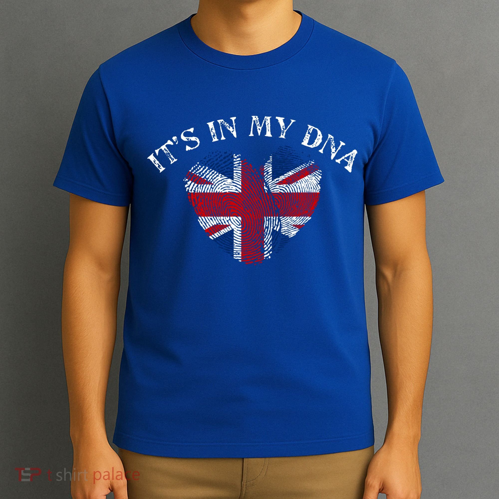 British Union Jack Dna Uk Flag Gift Cool Gift T-Shirt