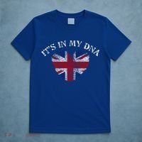 British Union Jack Dna Uk Flag Gift Cool Gift T-Shirt thumb 5