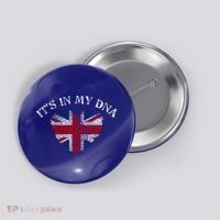 British Union Jack Dna Uk Flag Gift Cool Gift Button thumb 0