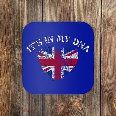 British Union Jack Dna Uk Flag Gift Cool Gift Coaster