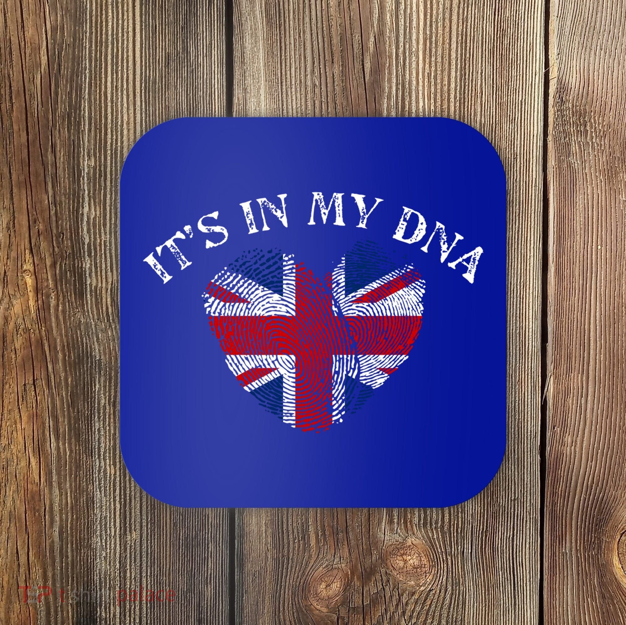 British Union Jack Dna Uk Flag Gift Cool Gift Coaster