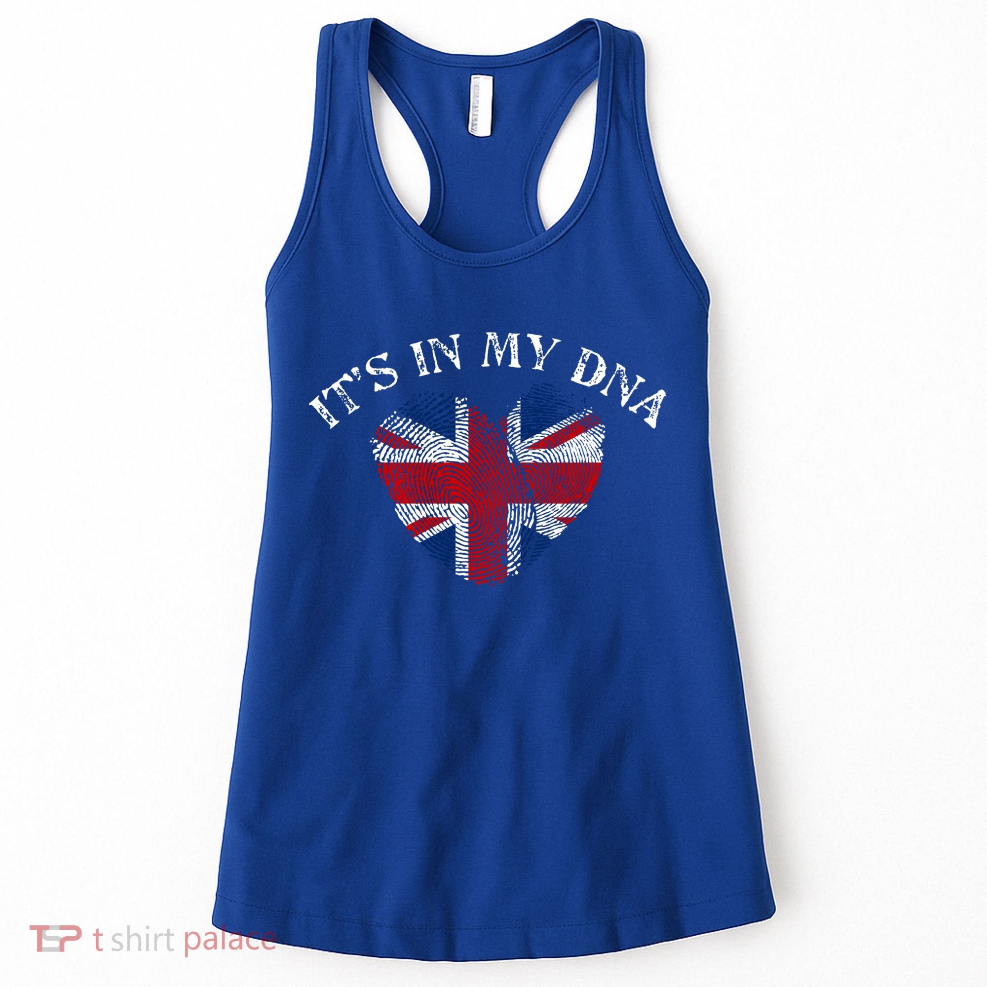 British Union Jack Dna Uk Flag Gift Cool Gift Women's Tank Top