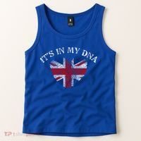 British Union Jack Dna Uk Flag Gift Cool Gift Tank Top thumb 2