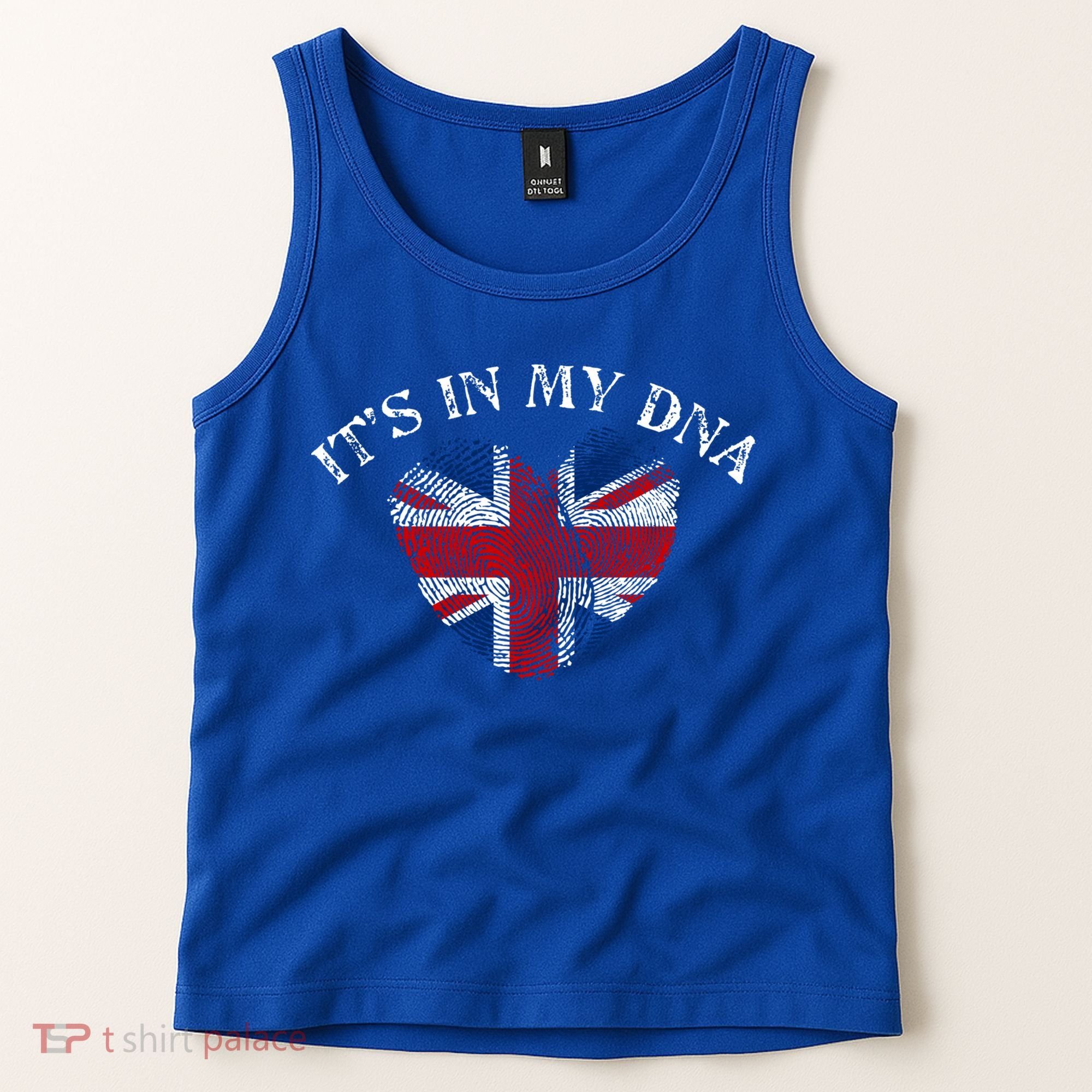 British Union Jack Dna Uk Flag Gift Cool Gift Tank Top