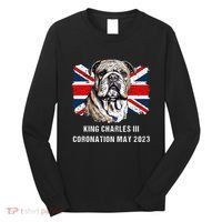 Bulldog Union Jack King Charles Coronation Long Sleeve Shirt thumb 0